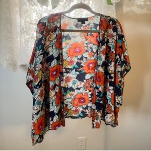 Forever 21 Floral Kimono Cardigan